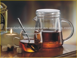 お茶セット手作り熱い販売ホウケイ酸ガラス茶ポット仕入れ・メーカー・工場