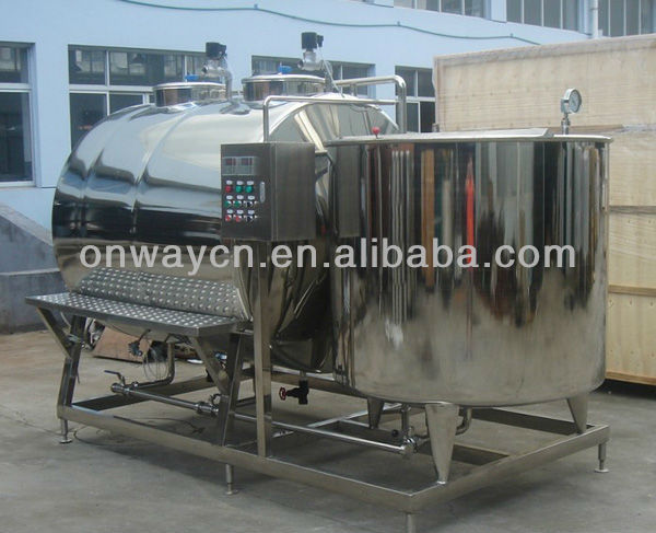 CIP condenser tube cleaning system