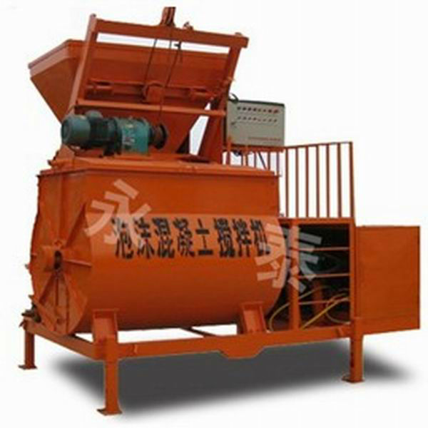 Foam concrete block machine