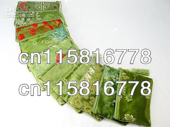 Best iphone Cover Universal Cell Phone Pouch Silk Tassel Zipper Storage Bag 10pcs/lot mix color Free