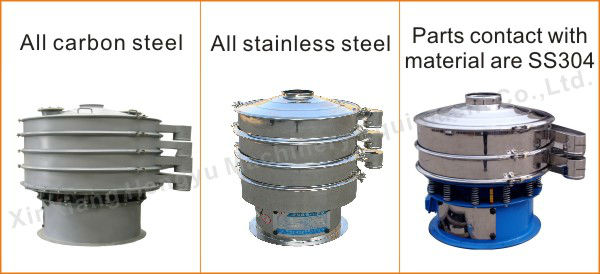 Hengyu SUS304 rotary cocoa powder shale shaker