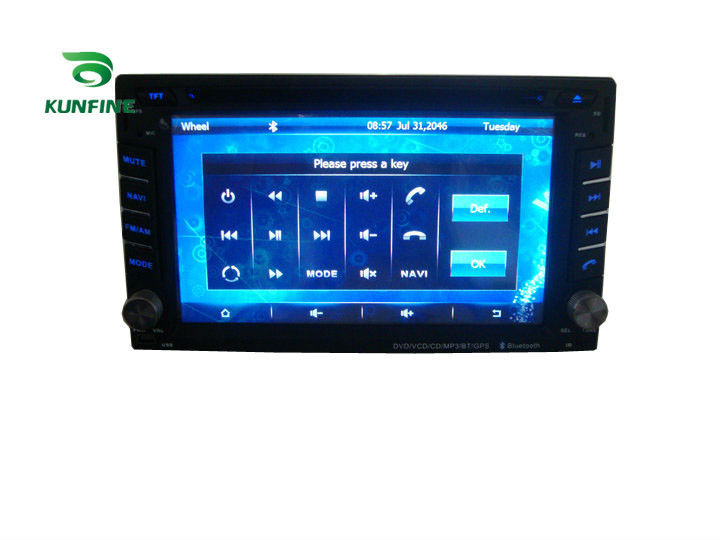 touch screen 2 Din Car DVD player with GPS, audio Radio stereo,FM,USBSD,BluetoothTV -F