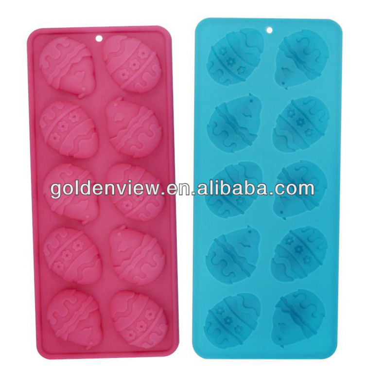 animals rabbit duck egg shaped silicone chocolate candy jelly herbs juice cube mold mould ice cube freezer tray freezing pan