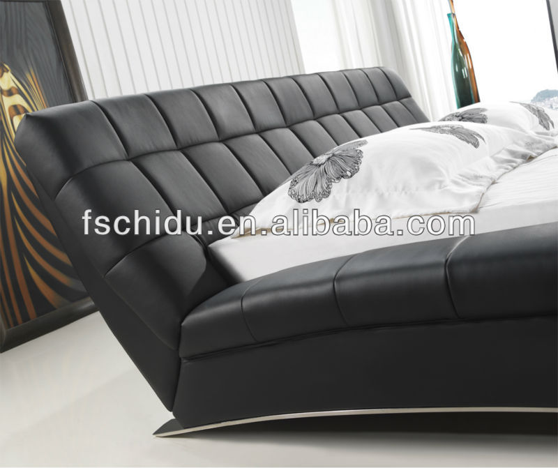 Modern luxury home muebles de dormitorio camas de madera maquetas ...