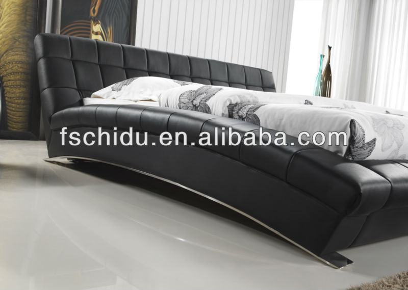 Modern luxury home muebles de dormitorio camas de madera maquetas ...