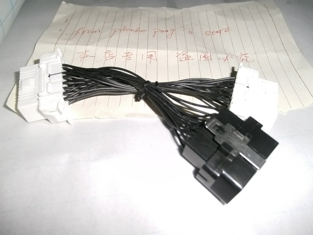 16 pin OBDII OBD 2 OBD II OBD2 Splitter Extension Cable Male to Dual Female Y Cable (1)