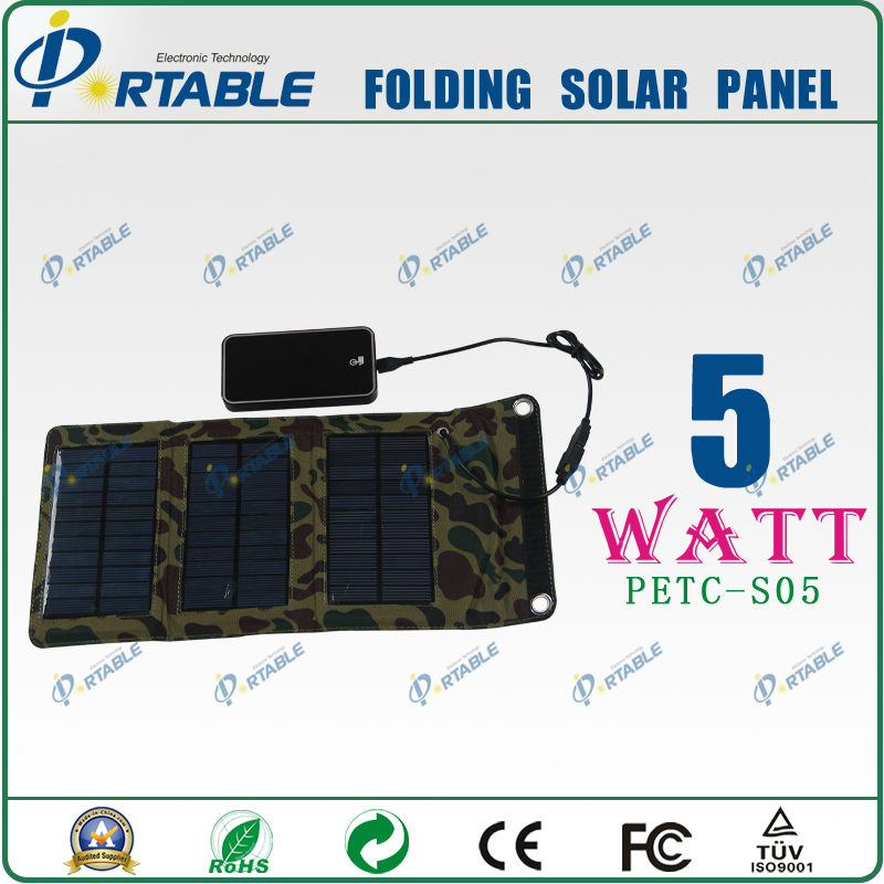 太陽エネルギーの袋5wポータブルソーラー充電袋問屋・仕入れ・卸・卸売り