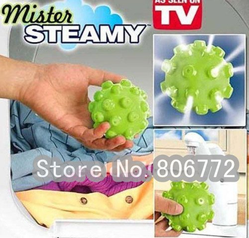 Free Shipping 50pcs Dryer Ball Laundry Mister Steamy Revolutionary Drier Ball With Power Of Steam As Seen On TV -- MTV56 Free Shipping 50pcs Dryer Ball Laundry Mister Steamy Revolutionary Drier Ball With Power Of Steam As Seen On TV -- MTV56