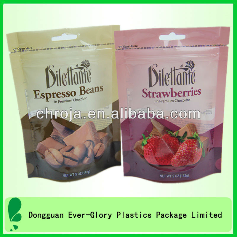 Stand Up Non Zipper Clear Window Front 2 Layers Laminated Sugar Bag