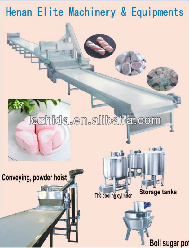 Professional automatic complete extruded marshmallow candy machine