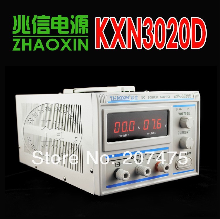 Купить Регулятор напряжения ZHAOXIN 3020D , 0/30v, 0/20 220 KXN-3020D с бесплатной доставкой
