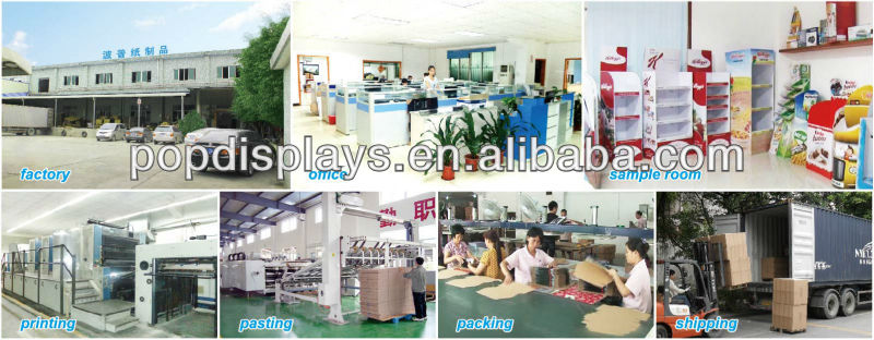 customized revel chewing gum counter display