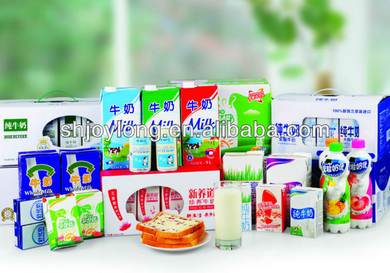 UHT milk processing line