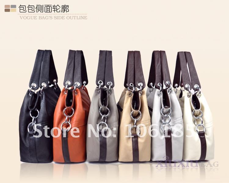 Hot Sale high quality Genuine leather handbags,can put magazine,freeshipping famous fashion fance designer leatherHQ-HB-86116