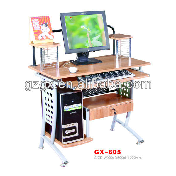 Gx-605熱い- 販売木製コンピュータデスク、 オフィス家具問屋・仕入れ・卸・卸売り