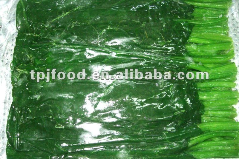 IQF frozen chopped spinach with FDA BRC HALAL KOSHER HACCP ISO