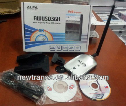 Original Alfa AWUS036H Long Range Wireless USB Adapter For Euro Market