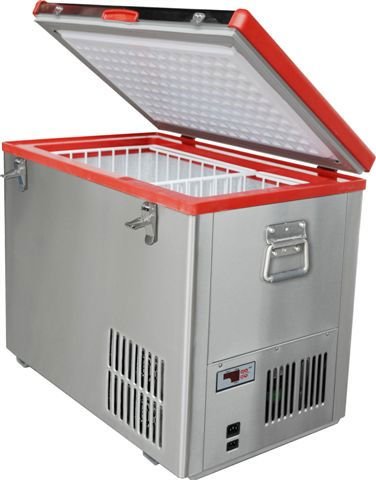 屋外デュアルゾーン60lacdcモバイルカー太陽飲料冷凍庫/キャンプ冷凍庫/rvの冷凍庫冷蔵庫・冷凍庫問屋・仕入れ・卸・卸売り