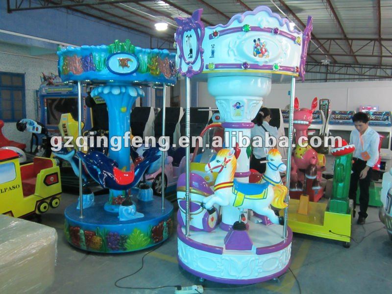 子供カルーセルマシン- 屋内遊具ゲーム機