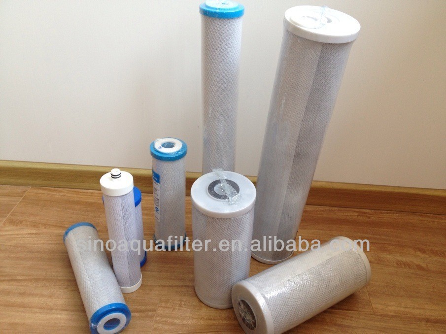 20 inch CTO carbon block water filter cartridge cto-20B