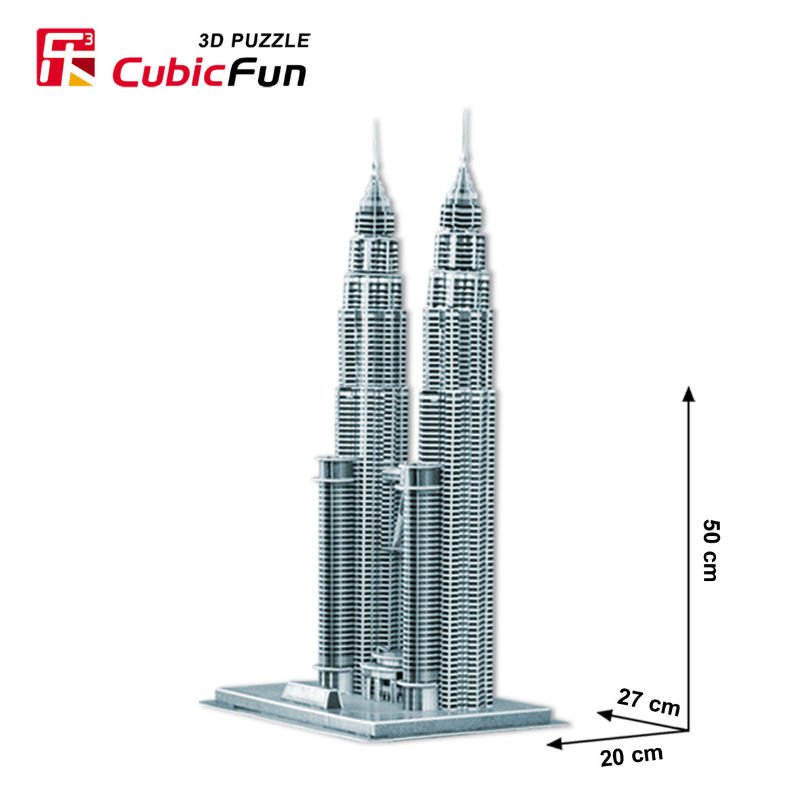 Jigsaw Puzzle Petronas Twin Tower Model View Jigsaw Puzzle Petronas Twin Tower Model View