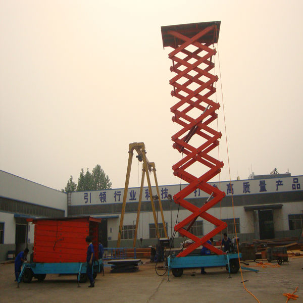 可動油圧シザーリフト4〜20メートルsjy高架作業台問屋・仕入れ・卸・卸売り