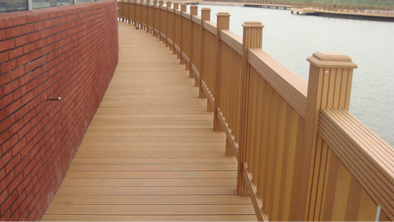 decorative wpc road rails