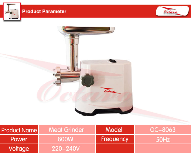 800w付き肉挽き器、 ce、 gs、 肉挽き器oc-8063rohsは承認した問屋・仕入れ・卸・卸売り