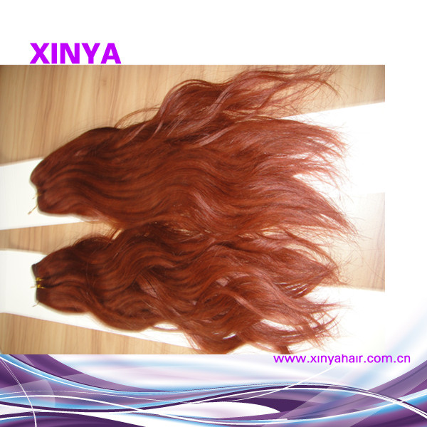 Unprocessed virgin indian hair red wine hair color hair extension,China XINYA HAIR price