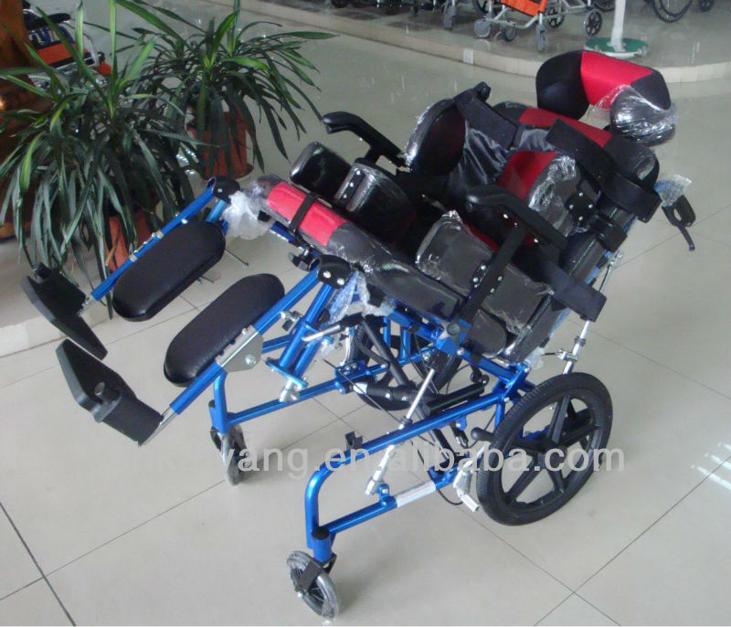 子供の脳性麻痺のアルミニウム軽量の車椅子KY958LC-A問屋・仕入れ・卸・卸売り