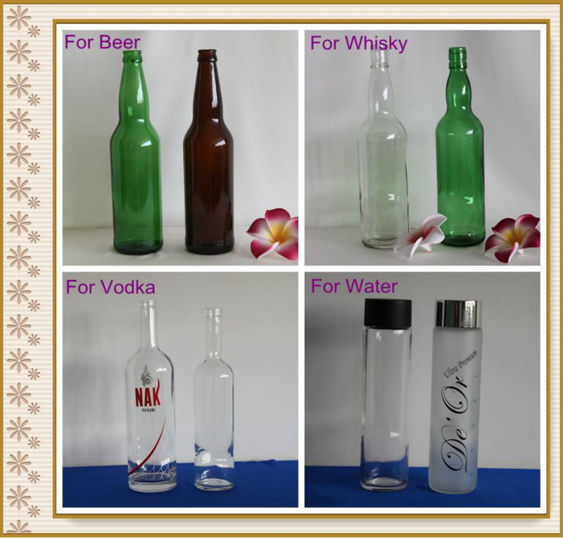 375ML THICK BOTTOM VODKA BOTTLE, SUPER PREMIUM VODKA BOTTLE