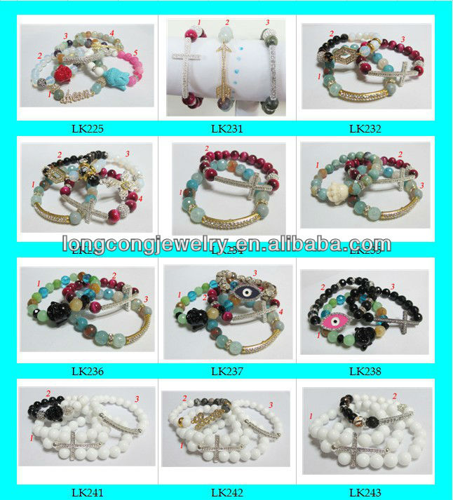 saffron beads charm bracelet wholesale LB021,China Yaxin Jewelry price