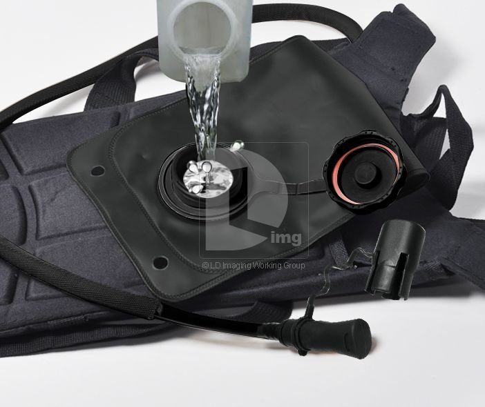 New Hydration Water Back Pack Bag Black Backpack DH081 Free Shipping