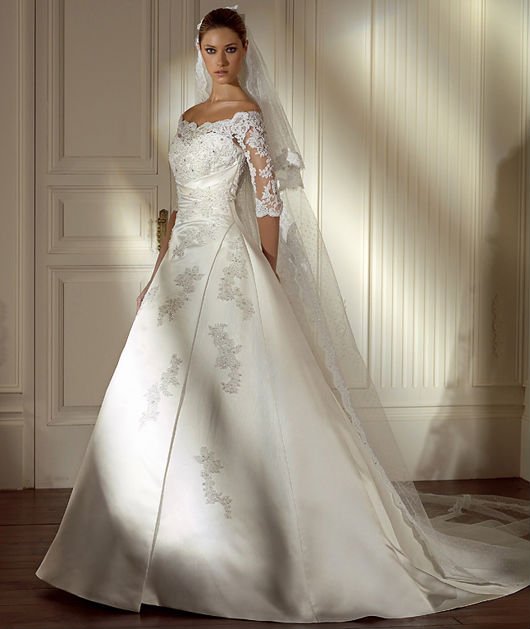 Wedding dress 2011 bridal wedding dress bridal wedding gown long sleeve 