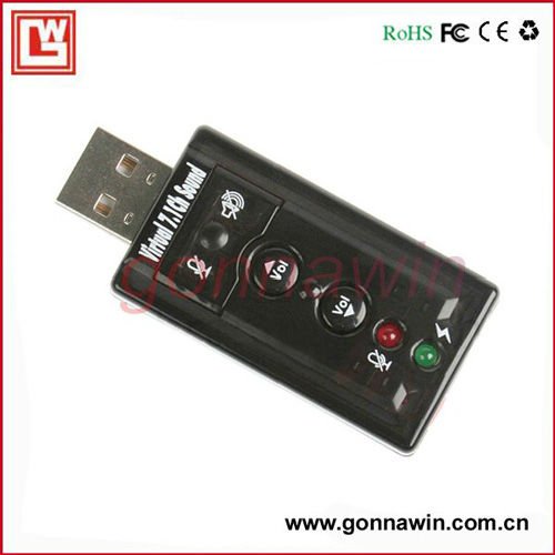 Usb2.0のサウンドカードクリエイティブなサウンドカード問屋・仕入れ・卸・卸売り