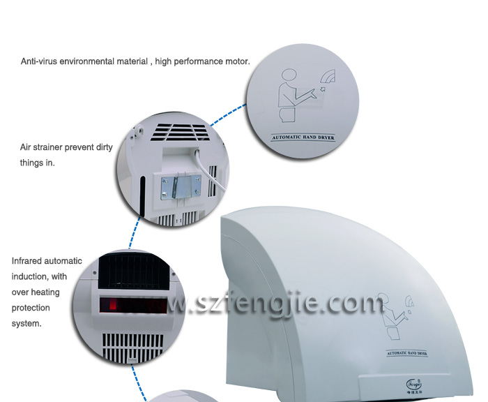スタンディングオート電動xleratorハンドドライヤー問屋・仕入れ・卸・卸売り