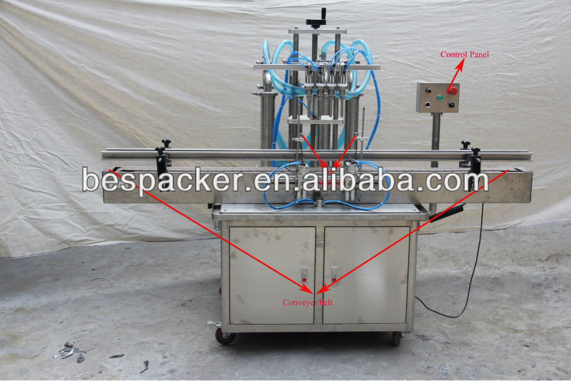 4Head Coconut Water Liquid Filling Machine
