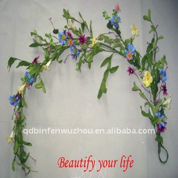 Clásico colgante artificial flores guirnaldas para indoor o ...