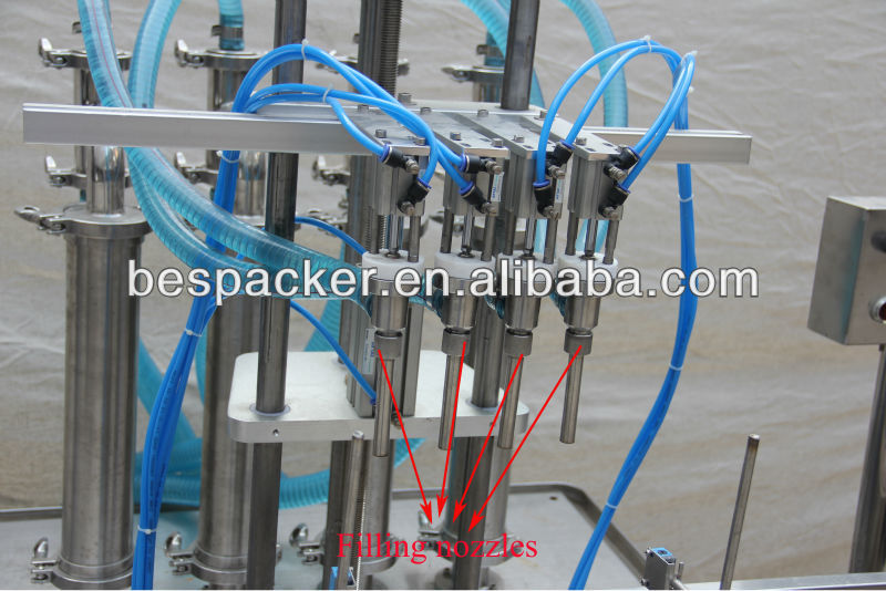 4Head Coconut Water Liquid Filling Machine