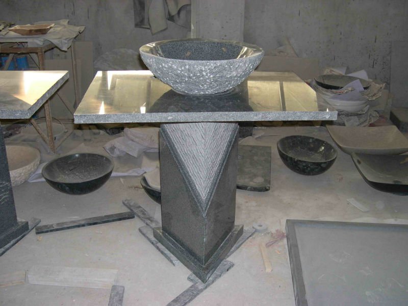 Stone Pedestal Sink (dy-ps002) - Buy Natural Stone Pedestal Sink,Stone ...