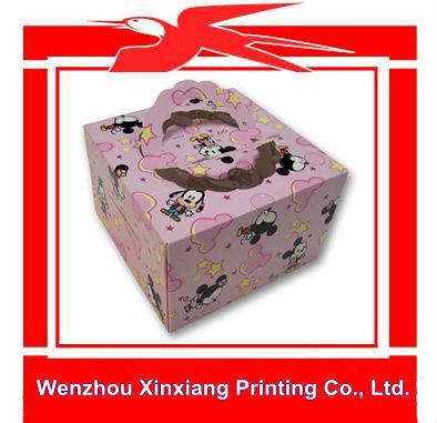 Customized Paper Cardboard Cake Packaging Box For Birthday