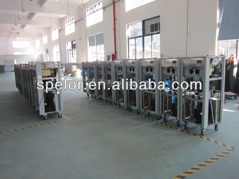 2014 Newest 2+1 mixed flavour ice cream machine