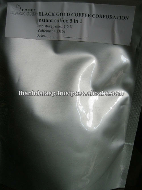 black instant coffee From Vietnam