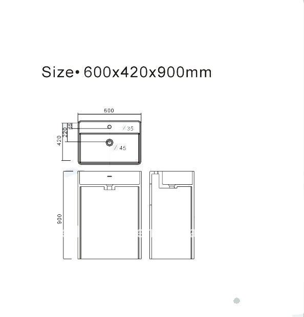 美しい独立洗面台、 石手盆地、 bs-8504シンク問屋・仕入れ・卸・卸売り