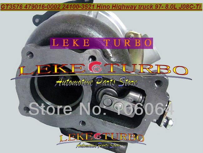 GT3576 479016-0002 24100-3521C HINO Highway truck 8.0L 1997- J08C-Ti turbocharger
