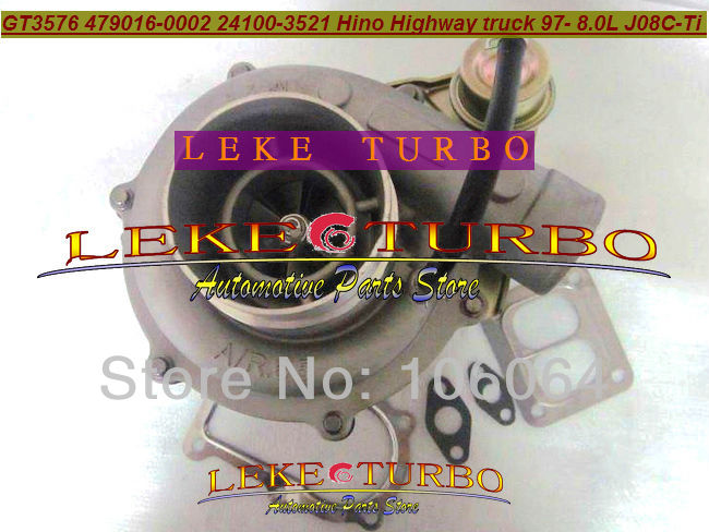 GT3576 479016-0002 24100-3521C HINO Highway truck 8.0L 1997- J08C-Ti turbocharger (1)