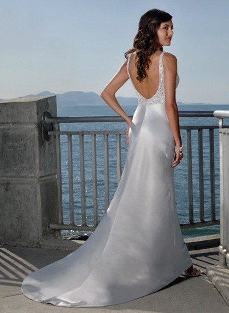 2011 NEW STYLE HY2088 sexy v neck beach wedding dress