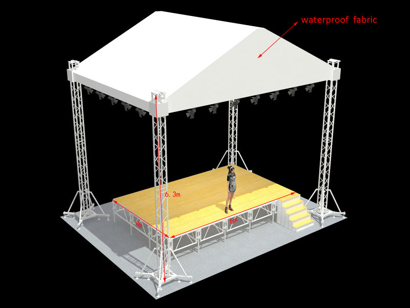 カスタム2014年現代の展示ブースディスプレイのアルミアルミステージシステム仕入れ・メーカー・工場