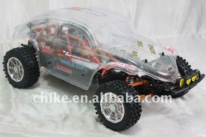 CRASHING BAJA 5T 1/5 scale VW BUG BODY RC.
