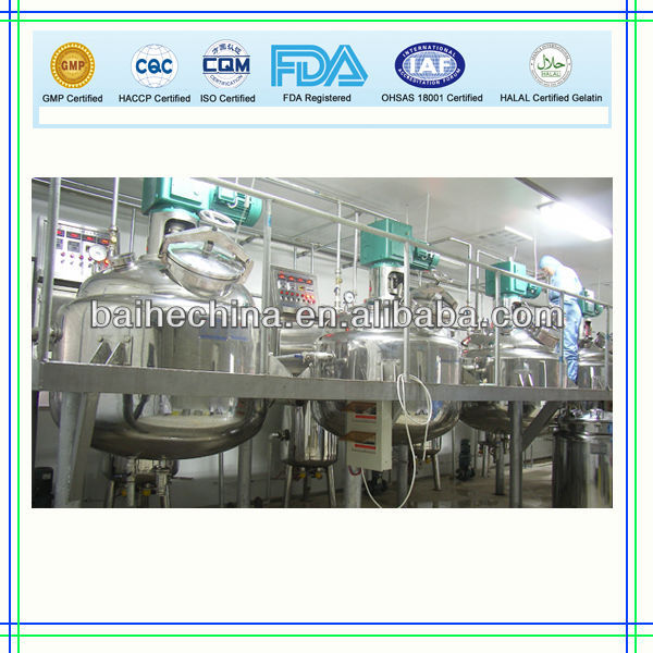 GMP natural vitaminE softgel 500mg